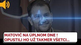 Igor Matovič na ÚPLNOM DNE! Opustili ho už takmer všetci a to zrejme ešte nie je koniec