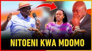 ANGRY Ruto WARNS Gachagua and Martha Karua! "NITOENI KWA MDOMO OTHERWISE MTAUNGUA"