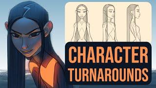 How to draw CHARACTER TURNAROUNDS (The EASY WAY)