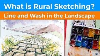 How to do Line and Wash in the Landscape - Rural Sketching