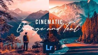 100 Cinematic Orange and Teal Presets - Lightroom Mobile Presets Free DNG XMP | Teal and Orange