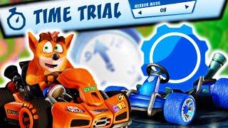 Crash Team Racing Nitro-Fueled - All Beenox Ghosts in Mirror Mode | Unlock Master Wheels