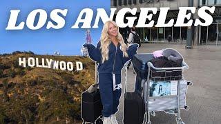 FLY TO LA WITH ME & MY FIRST DAY!