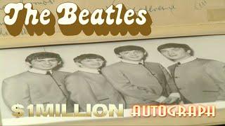 A Beatles $1 million autographs auction and more items