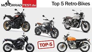 Top 5 Retro-Bikes | Vergleich schöner, moderner Motorräder mit klassischem Look