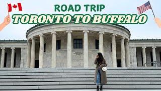 Canada To USA By Road I Toronto To Buffalo Trip I Things To Do in Buffalo I New York I Wasalicious