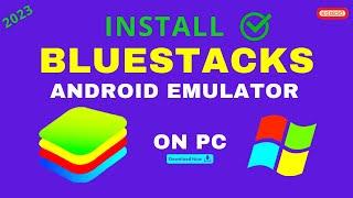 How to Download and Install Bluestacks Andriod Emulator for Free on Windows 10/11 [in Kannada]