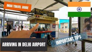 Arrival in INDIA | Where to buy local SIM card | AVOID taxi SCAMMERS & don’t fall out of a taxi!