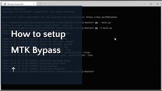 How to setup MTK Bypass