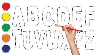 How to Write Letters for Children - Teaching Writing ABC for Preschool - Alphabet for Kids