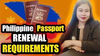 PHILIPPINE PASSPORT REQUIREMENTS FOR RENEWAL || Mga Kaylangan sa Pagrenew ng Pasaport #Requirements