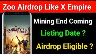 Zoo Telegram Airdrop Guide || Zoo Airdrop Like X Empire || Zoo Airdrop Daily Quest