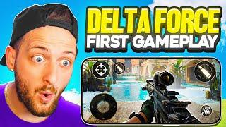 FIRST LOOK AT DELTA FORCE MOBILE MULTIPLAYER (NEW FPS GAME)