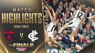 Melbourne v Carlton Highlights | Semi-Final, 2023 | AFL