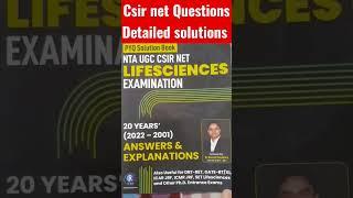 Best Books for CSIR NET Life Sciences Exam | Ifas Previous year questions Soln #shorts #shortsfeed