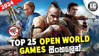 Top 25 Best Offline OPEN WORLD Games On Android & iOS [2024] Sinhala 