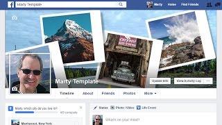 Photoshop Tutorial: Create a Facebook Cover Photo Montage with a Seamless Profile Photo