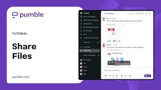 File sharing in Pumble