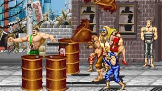 FINAL FIGHT  (ARCADE) ALL BOSS HACK EDITION HAGGAR Full Playthrough