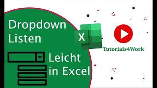 Einzelne & Abhängige Dropdown Liste in Excel erstellen - Einfaches Tutorial