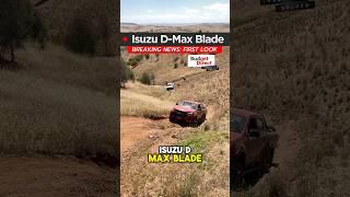 Our first look at the Isuzu D-Max Blade!  #isuzu #dmax #blade #ute #pickup #offroad #4x4