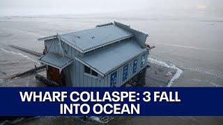 Santa Cruz Wharf collapse: 3 fall into ocean | KTVU