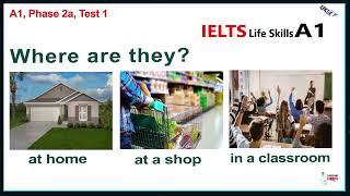 IELTS Life Skills A1 Listening practice Test 1   ►  New 2024