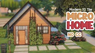 Modern Micro Home  Sims 4 Speed Build