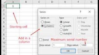 How To Make Serial Number Very Quickly With Shortcut Key in Excel