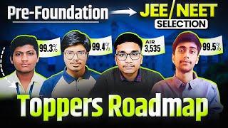 How toppers start JEE / NEET preparation from class 9 & 10 | JEE / NEET prefoundation