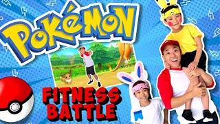  POKEMON Let's Go Eevee Workout | FUNNY Brain Break Videogame Play-along