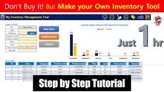 Inventory Management System in Excel using VBA - Don't buy it but make it.