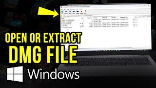 How to Open and Extract a DMG File on Windows 11/10 | EASY METHOD (2024)