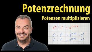 Multiplying powers with the same base or exponent | Lehrerschmidt