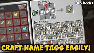 How to Craft/Make a Name Tag in Minecraft - Ultimate Guide