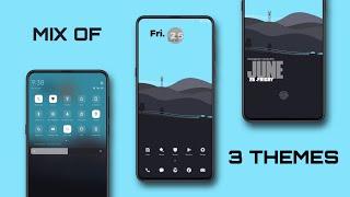 Mix Of 3 MIUI Themes | Flat Minimal Hills | Try It, If You Like !