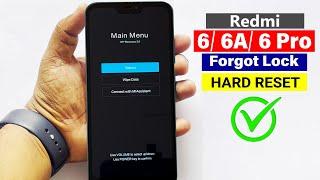 Redmi 6/ 6A/ 6 Pro : Hard Reset | Forgot Password | Screen Unlock   2025