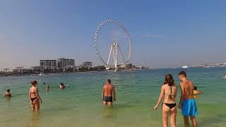 GW - Walking with angels & gifts from angels during Christmas time in  Jumeirah beach JBR - 4K 60FPS