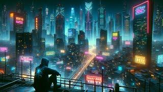 It's 3 AM in 2089, lost in the vast city skyline, a cigarette in hand