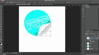 Photoshop CS6 Tutorial : Realistic Sticker Peal Effect