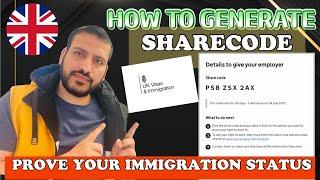 How To Apply for a Sharecode in UK ? | Right to work Sharecode | @Jawadkidunya | English Subtitles