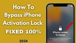 How To Bypass iPhone Locked To Owner/Security Lockout Without Apple ID/No Pc Required/FIXED 