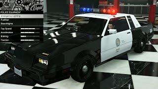 GTA 5 - DLC Vehicle Customization - Willard Outreach Faction (Buick Regal/Grand National Police Car)