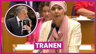 Lahlah barst in tranen uit in fel debat over hoofddoek