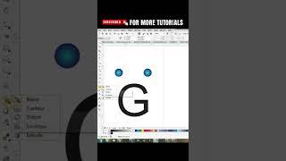 CorelDraw ||  3D Text #coreldraw #graphicdesign #shorts #viral