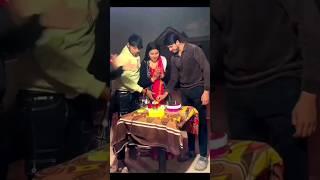 birthday celebration Shyam Sanjana | Sanjana Yaduvanshi | Shyam Yadav | #trending #shorts # birthday