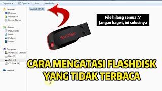 Cara Mengatasi Flashdisk Tidak Terbaca Karena Terkena Virus Shortcut