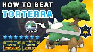 How to SOLO Beat Torterra | 7 Star Tera Raid Event ► Pokemon Scarlet & Violet