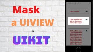 Mask a UIView in UIKit