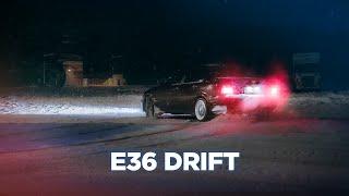 How I Almost CRASHED My E36 | Winter Drifting Vlog